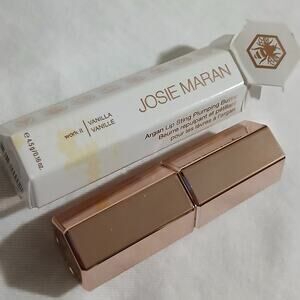 NIB Josie Maran WORK IT VANILLA Argan Lip Sting Plumping Butter Manuka honey